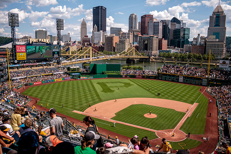 Picture of a baseball park