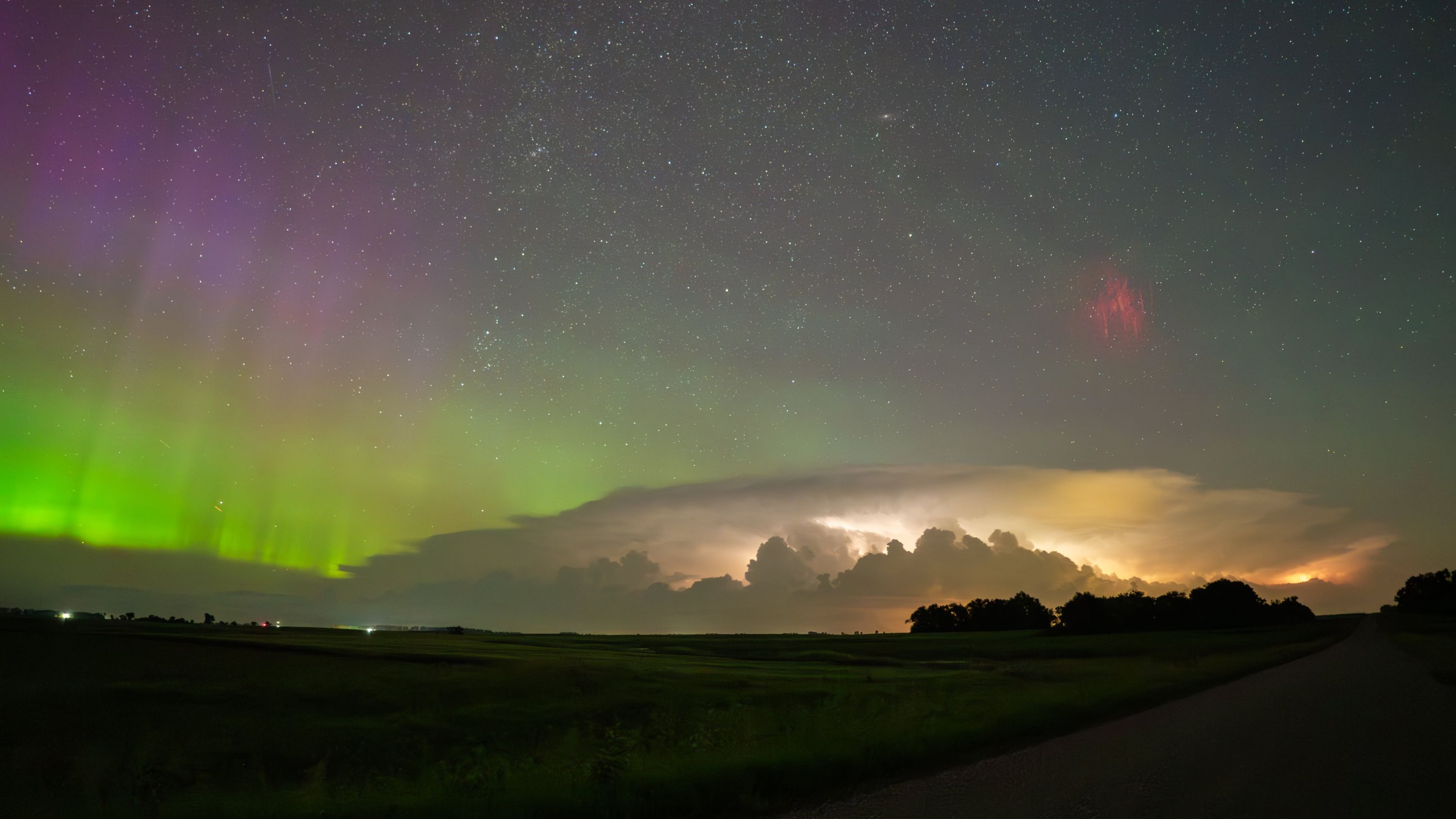 “Night Lights” by Elan Azriel won the Grand Prize in the 2023 Weather Band Photo Contest.