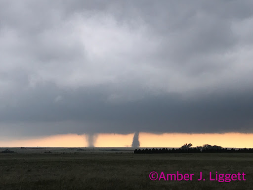 Image: Landspouts in eastern Colorado on May 28, 2018 Credit: Amber Liggett
