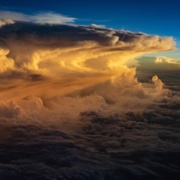 Clouds devouring the Sunset